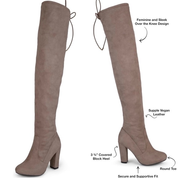 Journee Collection women's Knee Boots - Picture 2 of 5